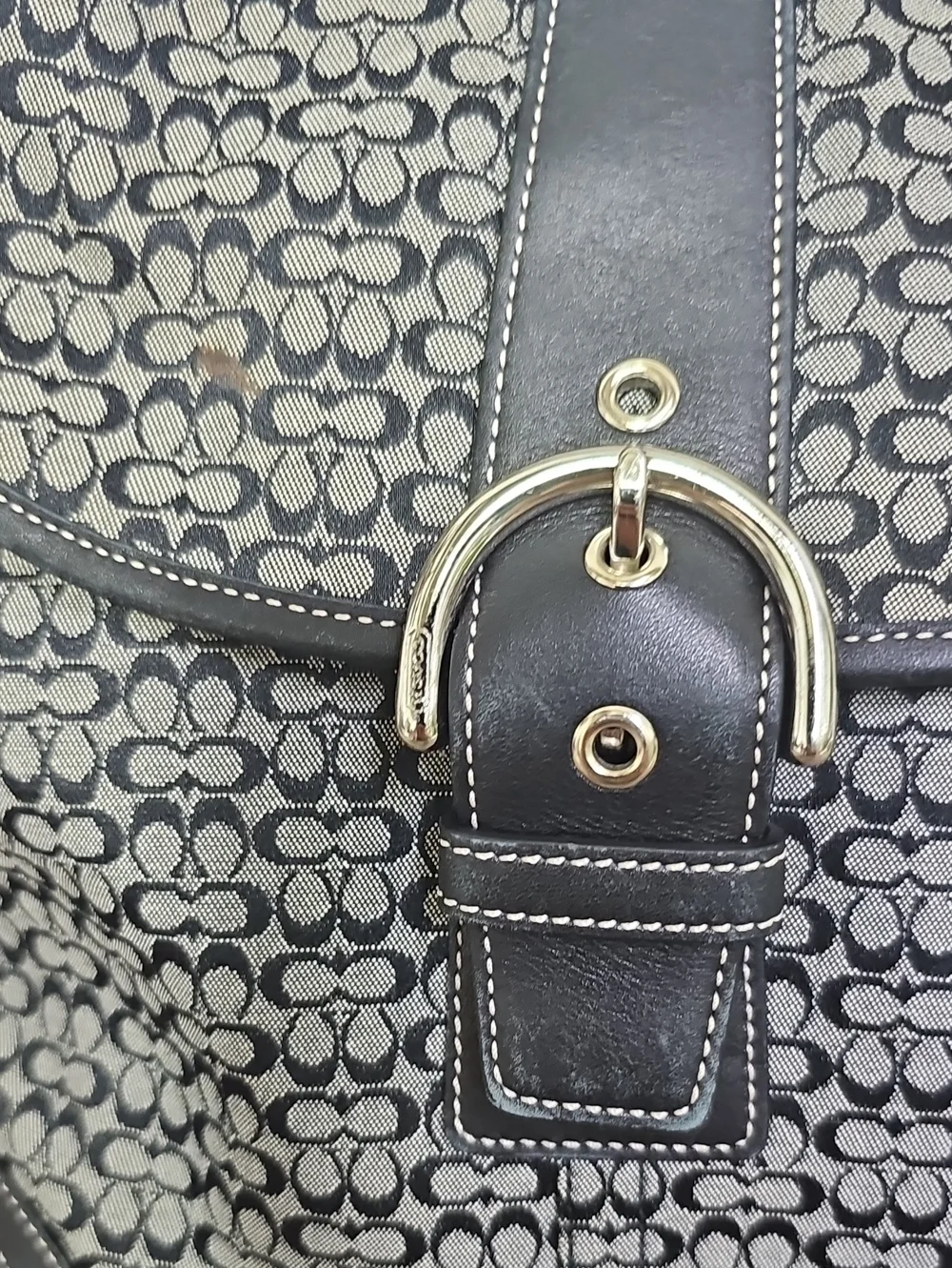 COACH 6376 SOHO SIGNATURE JACQUARD FLAP BAG BFPM-08-037